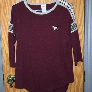 Burgundy PINK Shirt Size: Small